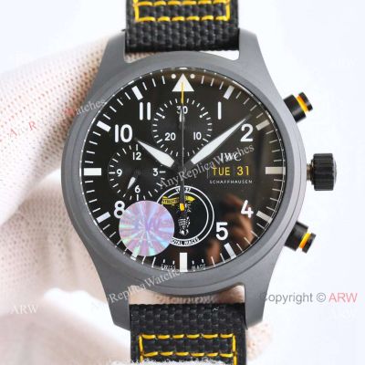 TW Factory V2 IWC Pilot's Watch Chronograph Edition Royal Maces Black Ceramic